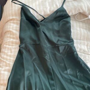 Emerald abercrombie green jumpsuit